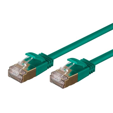 Monoprice SlimRun Cat6A Ethernet Patch Cable - Snagless RJ45_ Stranded_ S/STP_ P 27506